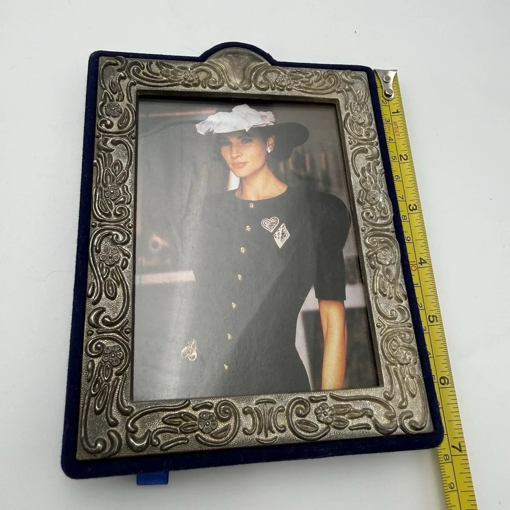 Vtg International Silver Company Silver Plated Ornate Picture Frame 3.5 X 5.5 in
